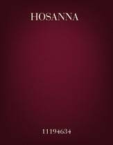 Hosanna SATB choral sheet music cover